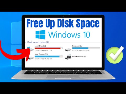 how to clear disk space on windows 10 2022 | FREE Up Disk Space on Windows 10,7,8 | clean c drive
