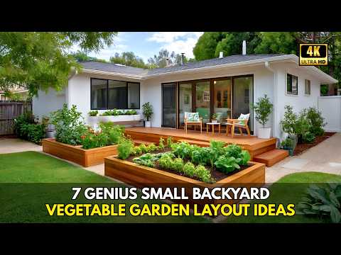 7 Genius Small Backyard Vegetable Garden Layout Ideas
