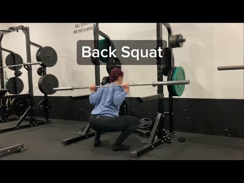 Barbell Back Squat Demo
