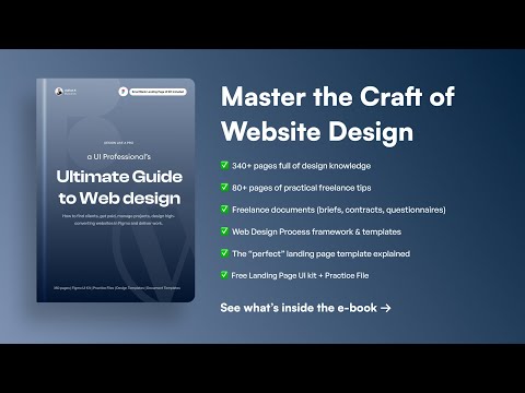The Ultimate Guide to Web Design (Landing Page UI Kit + Free Bonuses)