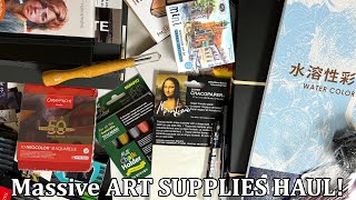 Massive art supplies haul