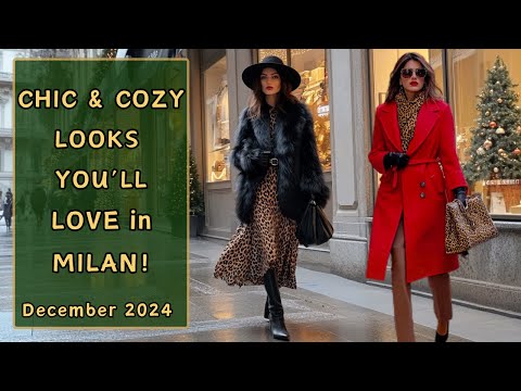 Chic Winter 2025 Milan Street Fashion: Italian December Outfit Ideas
