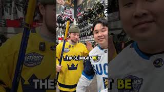 4 Nations Faceoff Tape Jobs: Sweden vs. Finland