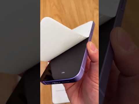 Unboxing the iPhone 12 purple ieleclover 🔖||#short#iphone12#video#apple🍎