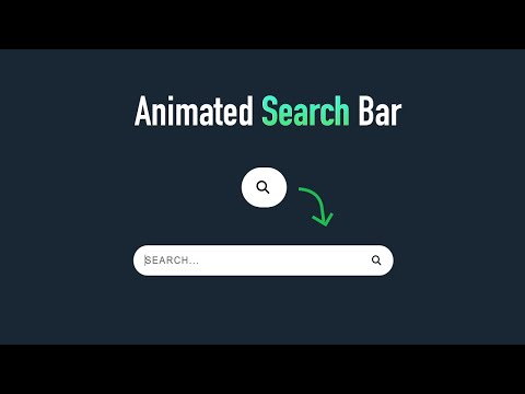 How to Make a Cool Animated Search Bar with HTML and CSS | Step-by-Step Guide | CSS Tricks
