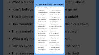 40 Exclamatory Sentences in English – Express Yourself with Strong Emotions! 🚀