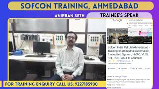 Trainee's Speak : Anirban Seth | PLC Servo Drive Training Experience With Sofcon Ahmedabad