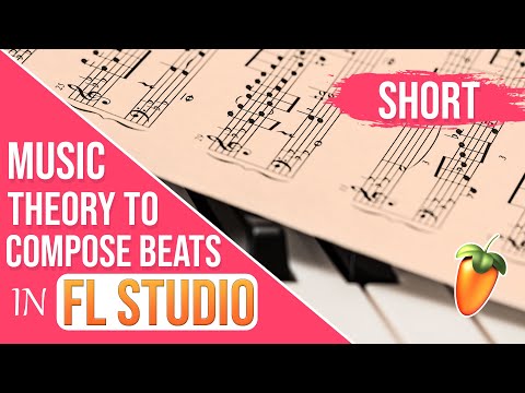 how to use music theory to compose beats in fl studio #shorts