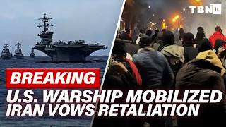 BREAKING: U.S. Warship MOBILIZED, Iran Closes Airspace; Hezbollah Threatens Civil War | TBN Israel