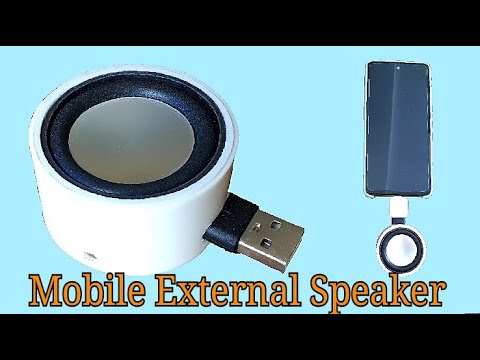 How to Make Mobile External Speaker With Bluetooth | Small Mini Speaker