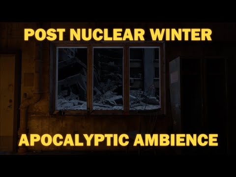 POST NUCLEAR WINTER | APOCALYPTIC AMBIENCE | 3 HOURS ☢️