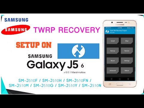 TWRP custom recovery setup on Samsung Galaxy J5 2016 Bangla review