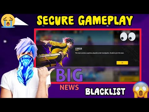 🎮 Free Fire New Problem || 😱Big News || New Updated Blacklist 😭|| Secure Gameplay Free Fire #ntozaff