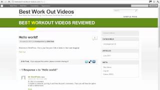 [Internet Marketing Boot Camp - Module 4b] - Wordpress Settings