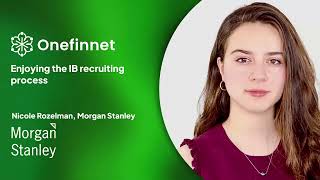 Enjoying the IB recruiting process   Nicole Rozelman