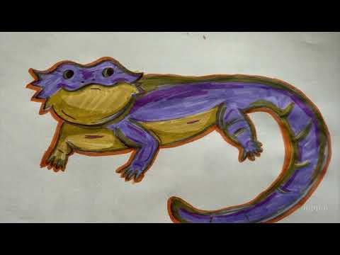 Whimsical Bearded Dragon Animation
