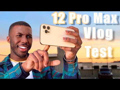 The BEST Vlogging Camera? | Vlogging With The iPhone 12 Pro Max | 12 Pro Max Vlog Test