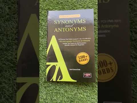 BEST CSS BOOKS - SYNONYMS & ANTONYMS - HSM x ILMI