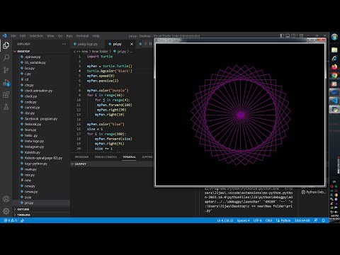 python graphics design turtle videos programming ,coding.