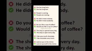 Common Mistakes In Grammar / SUBSCRIBE /Like / Share