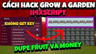 Hướng Dẫn Cách Hack H4xScript Hub Dupe Fruits Grow A Garden PC Và Mobile | Roblox