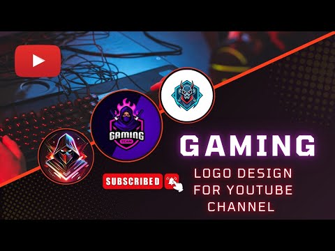 Make gaming logo for YouTube channel in 5 minutes|gaming logo Kesy bnayn