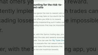 4 ways to learn from past trading mistakes with the Samco trading app  #demat_account #trading