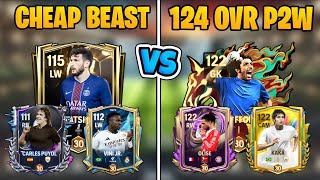 Cheap Beast vs 124 OVR Pay To Win – FC Mobile