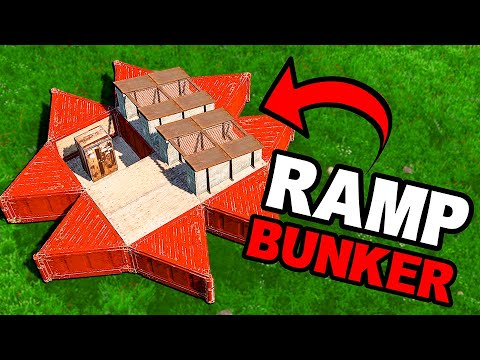 *NEW* RAMP BUNKER / 2x2 Base Design / Rust 2025