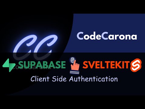 Beginners guide to Client-Side Supabase Auth in Sveltekit