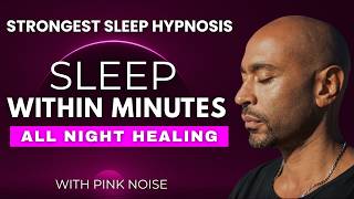 Deep Sleep Hypnosis, Guided Sleep Meditation | Pink Noise