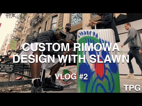 Custom Rimowa design with Slawn VLOG 2