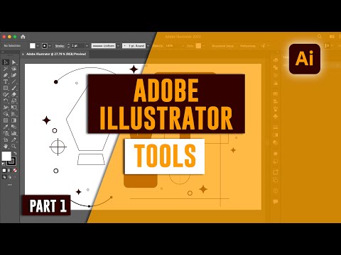 Every Tool in Adobe Illustrator Explained Part 1 | Beginners