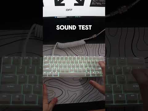 RK61 Keyboard Review #keyboard #pcgamingsetup #gamingkeyboard #gamingsetup #techtok
