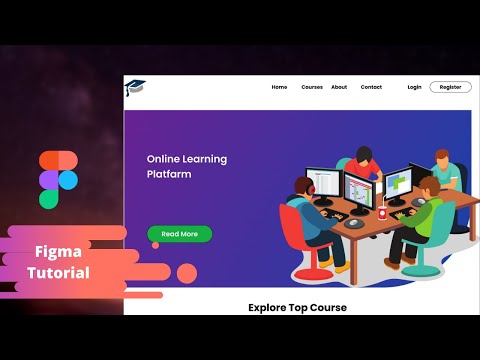 Figma Tutorial - Create Course Landing Page in Figma - Crash Course