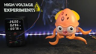 Craziest High-Voltage Experiments  Electric Toys VS DC Power Supply ⚠️ DANGEROUS ⚠️(Compilation)