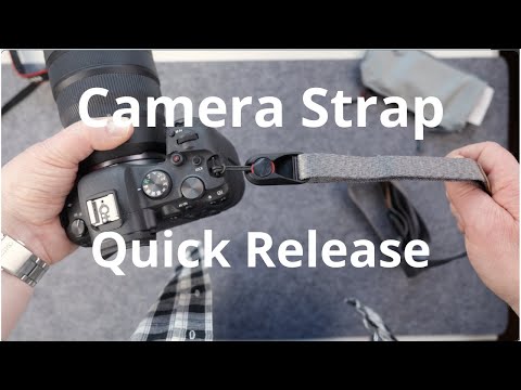 Camera strap with quick release - save some time