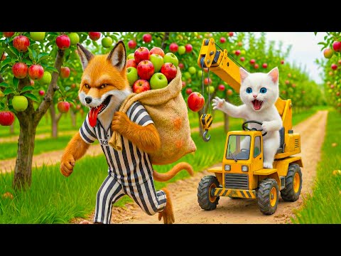 Mama Cat Trims Fur on the Farm and Makes Tiger Hat For Kittens At Home🐾🎩🐯