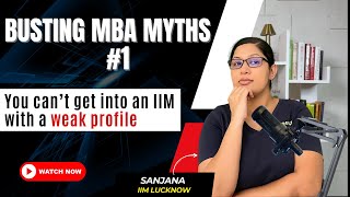 Weak profile❌ IIM convert ✅  | Can You REALLY Get Into IIM With A Weak Profile?