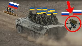 Crazy Action: Russian FPV Drones Destroy Ukrainian Troops