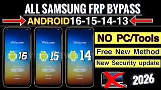 ✅ How To Remove FRP Lock On Any Samsung Phone | Android 13/14/15/16 | 100% Working | No PC 🔓