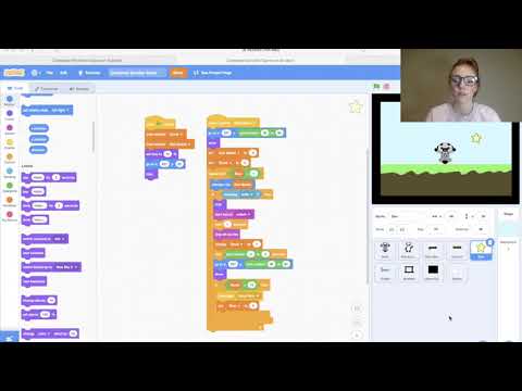 Codemoji Side Scroller Game Built Using Scratch Part 3
