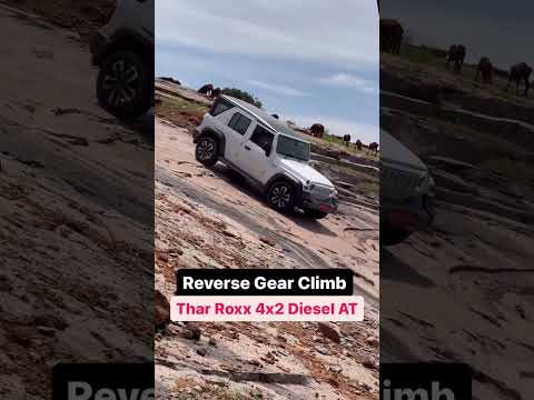 Mahindra Thar Roxx Reverse Gear Climb!!