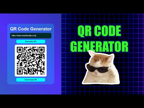 Build a QR Code Generator Using HTML, CSS & JavaScript | Full Step-by-Step Tutorial