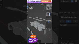 Vovrzull Cyber Sale all Addons#shorts  #blender3dmodeling #blender3d