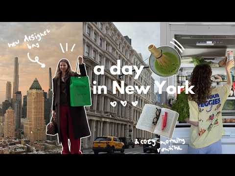 a day in New York 🍨 plastic surgery, morning routine, new designer bag