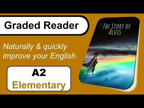 Graded Reader English Lesson (The Story of Alvis) A2 Elementary Level