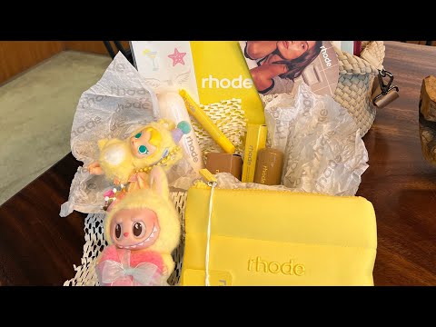 @HaileyRhodeBieber Rhode Summer Kit Unboxing ☀️💛 🍋 🍸