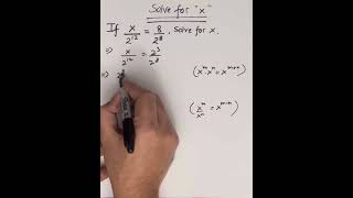 Exponent tricks #shortsfeed#shortsvideo#shorts#mathshorts#exponentsandpowers#satmathpractice