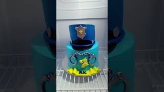 Police Cake Design #police #cake #youtubeshorts #monitization #shorts #birthdaycake #themedcake